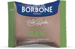 Capsule compatibili don carlo 100 pz caffe borbone qualit� dek green amsdek100ndoncarlo - 124161