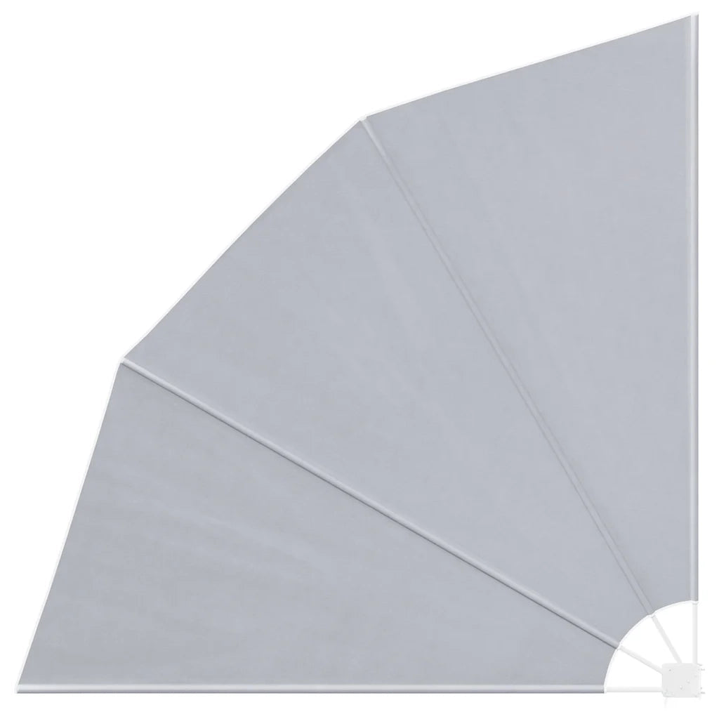 Tenda Laterale per Balcone Pieghevole Grigio 210x210 cm 810119