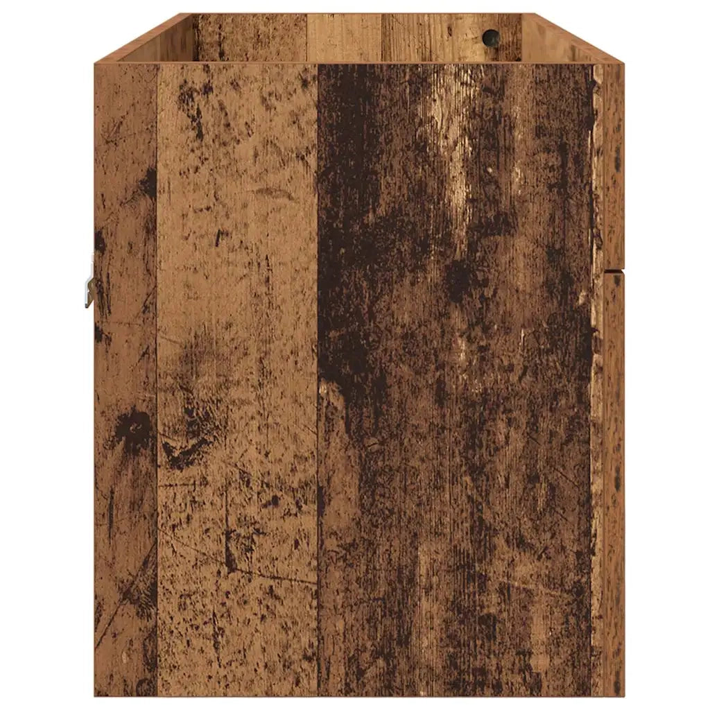 Armadio sottolavello con porta-Mobile sottolavello Legno vecchio Legno multistrato