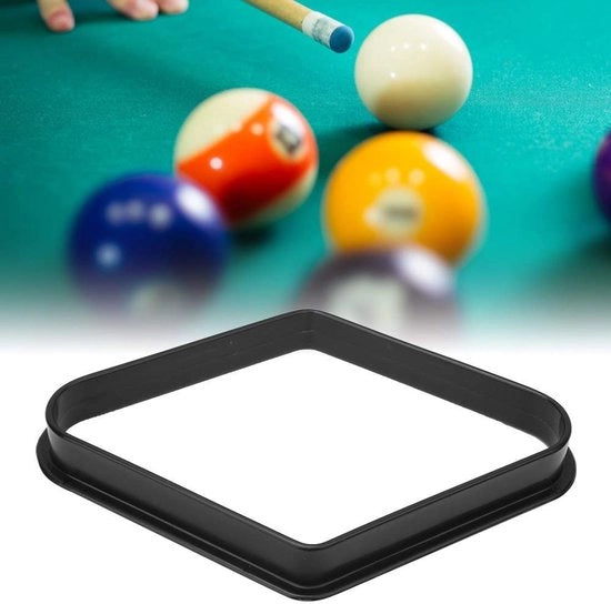 Set di Accessori per Biliardo Professionale a 9 Balle, Racks a Tre Angoli, Set da 2 pezzi