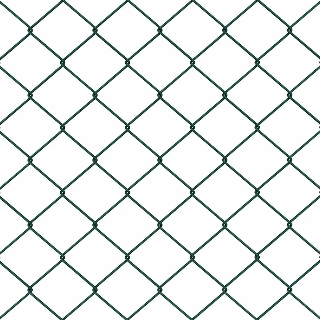 Palo della recinzione | Pannello per recinzione Verde 10 x 1,6 m (rete 40 x 40 mm)