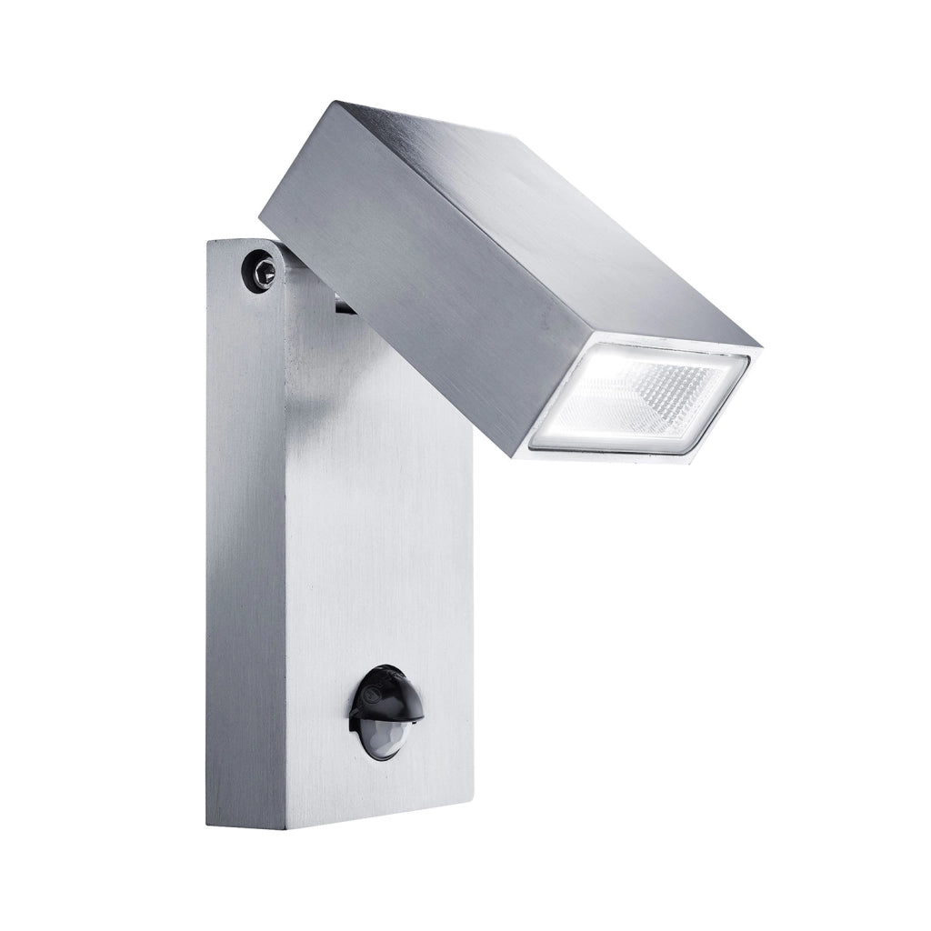 Applique Moderna Metro Alluminio Cromo Vetro Led 10W 4000K