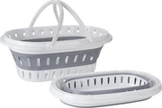 Asciugamano pieghevole - Bianco/Grigio, 25 Litri, Spaziale per Acquisto e Picnic