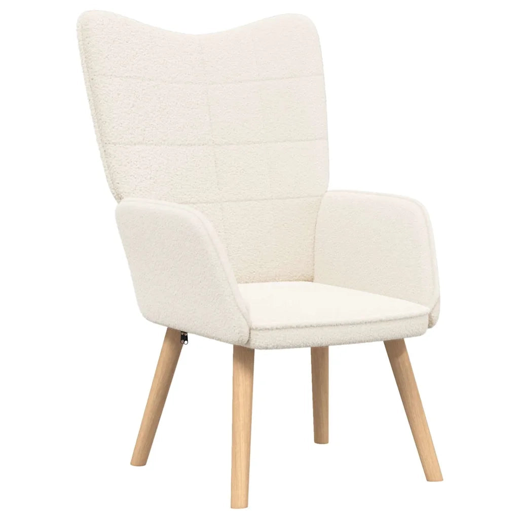 Sedia rilassante Crema 62 x 67 x 95.5 cm Tessuto