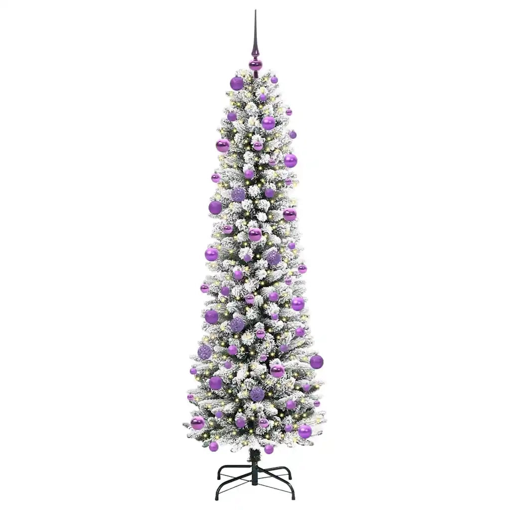 Albero di Natale artificiale con 300 LED Bianco 210 cm 3396123
