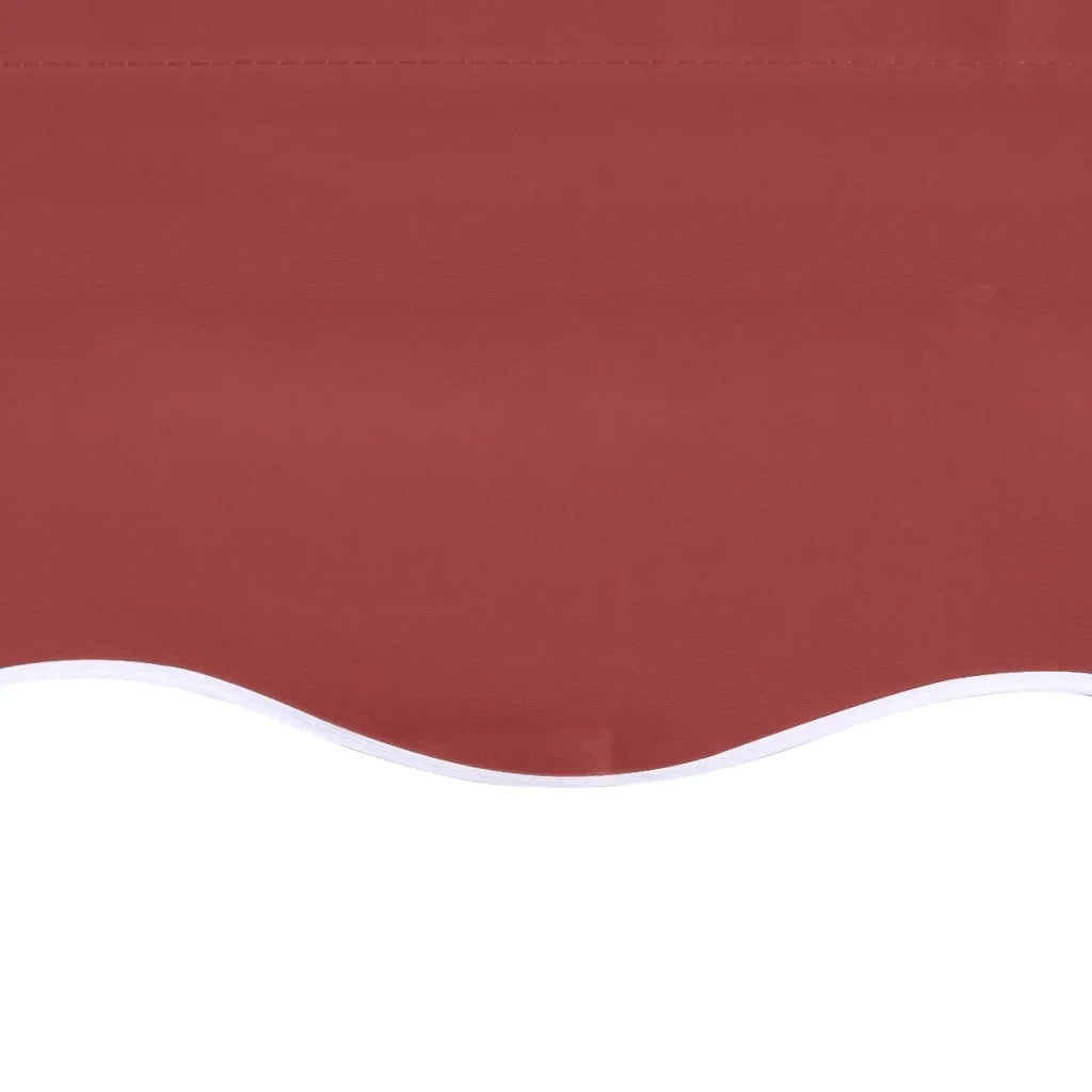 Tessuto di Ricambio per Tenda da Sole-Ricambio telo per tenda da sole Rosso Borgogna 4,5x3,5 m