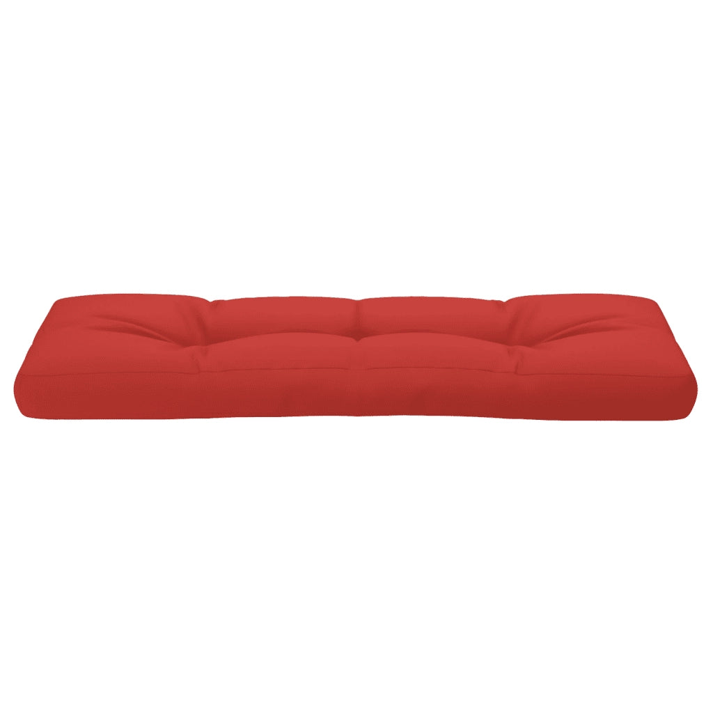 Cuscino per Pallet Rosso 120x40x12 cm in Tessuto 360629