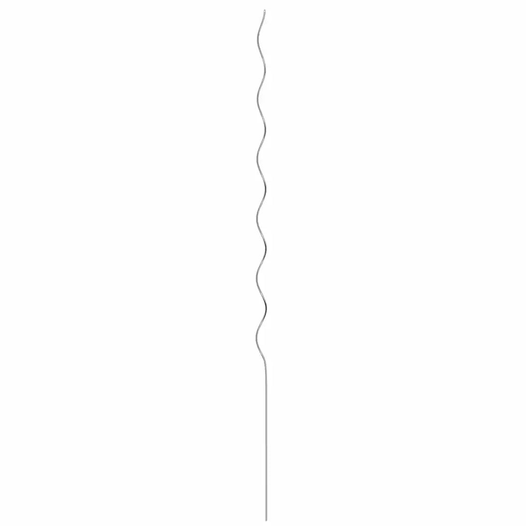 Supporto per piante 20 pcs Argento 150 x 0,6 x 0,6 cm Acciaio 4107050