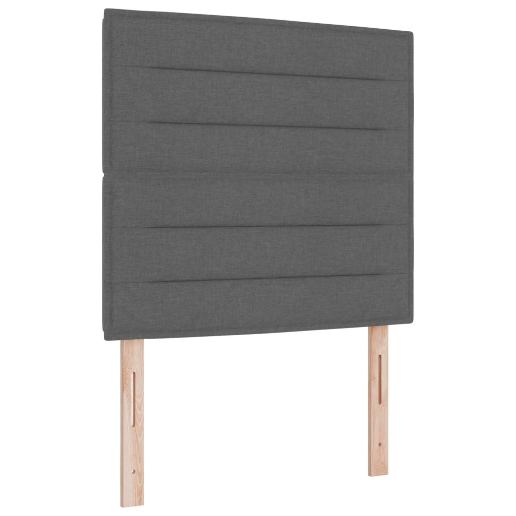 Letto box spring con materasso Grigio Scuro 120 x 200 cm 3453375