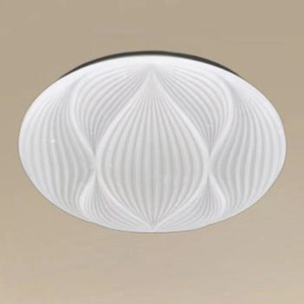 Trade Shop - Lampada Da Soffitto Plafoniera Decorata Bianco Led 60w Luce Fredda 6500k Ip20 69771 -