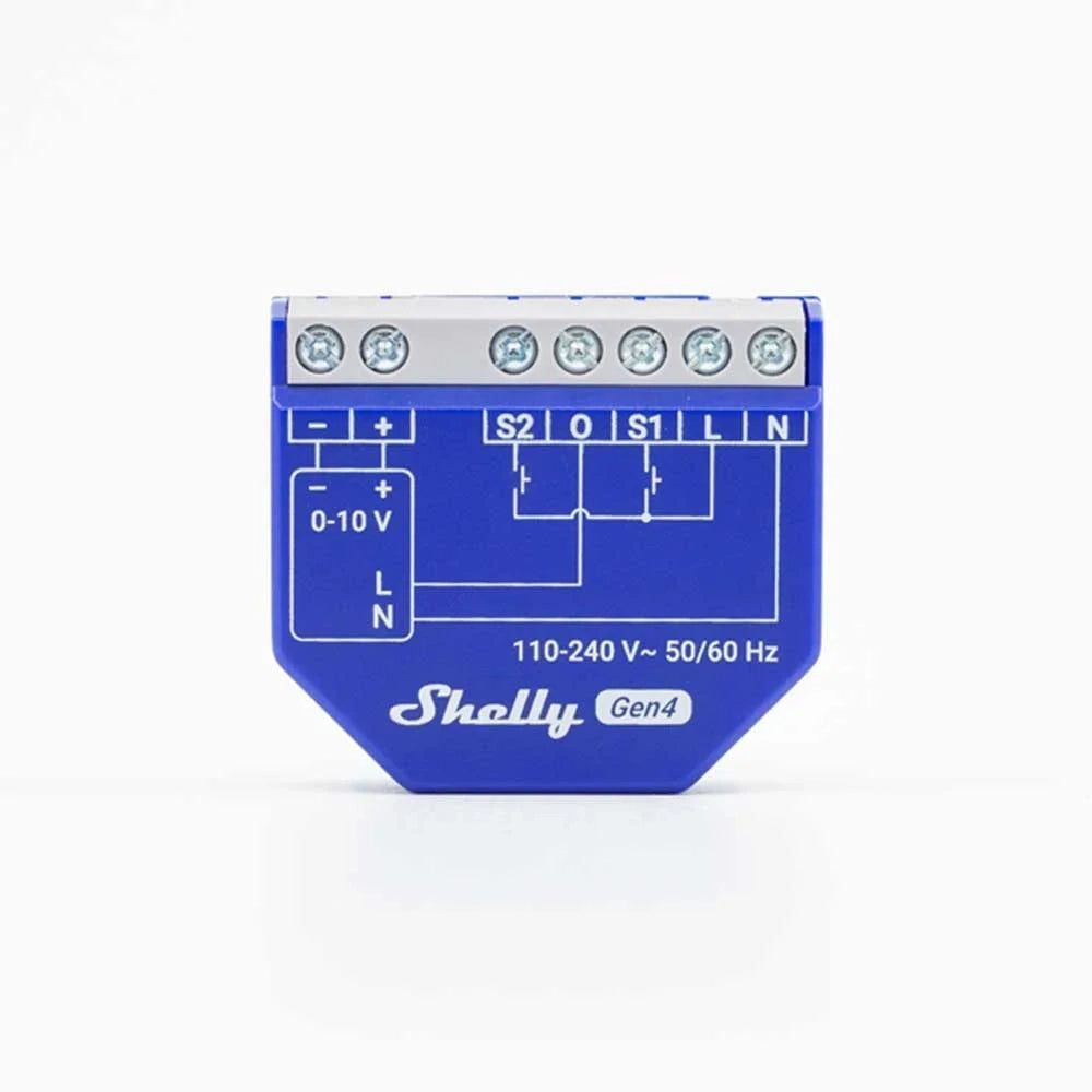 SHELLY - Shelly Dimmer 0/1-10V PM Gen4 - regolatore dimmer con misura consumi