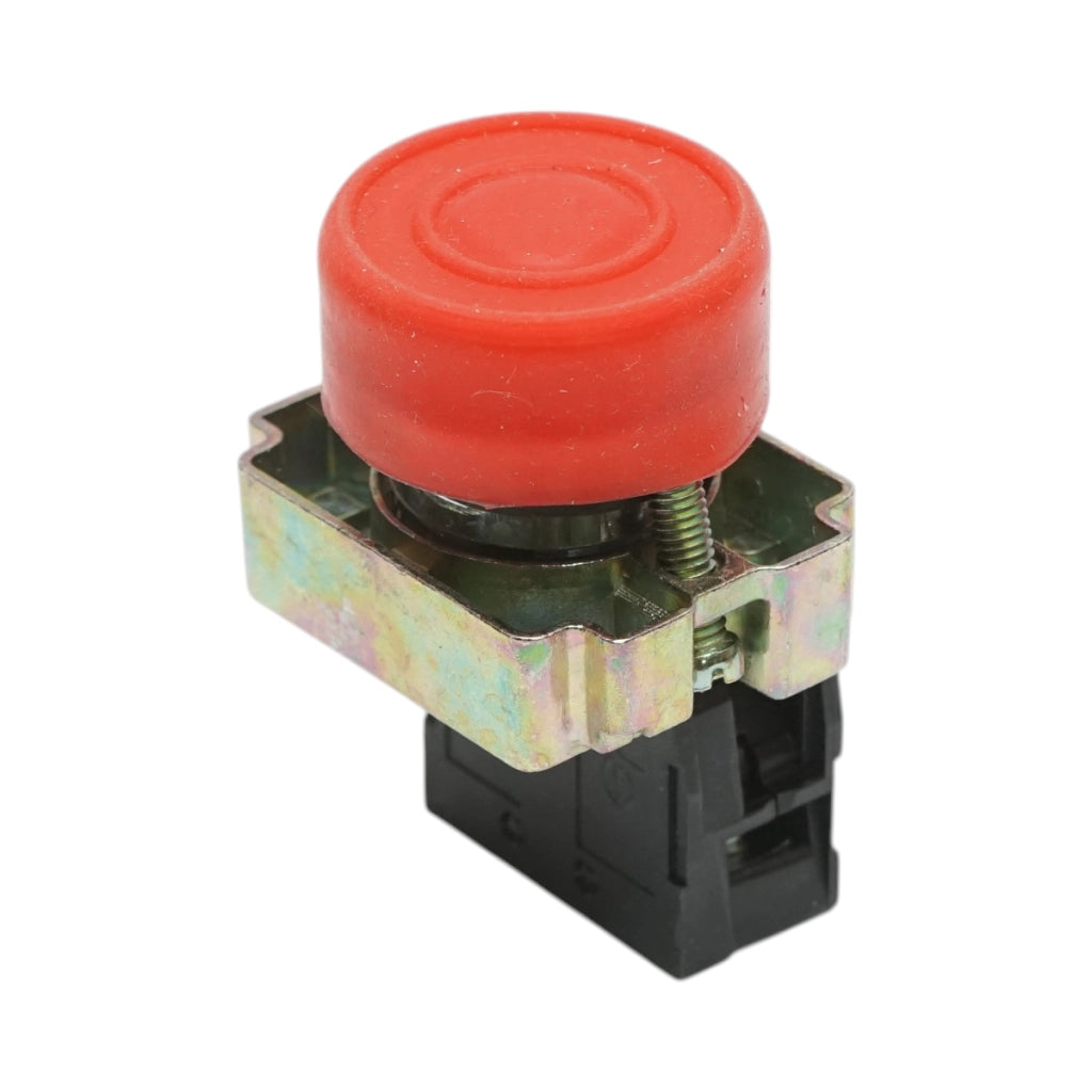 Pulsante di comando rosso con protezione IP65, 1NC, 400V/10A, LAY5 Breckner Germany