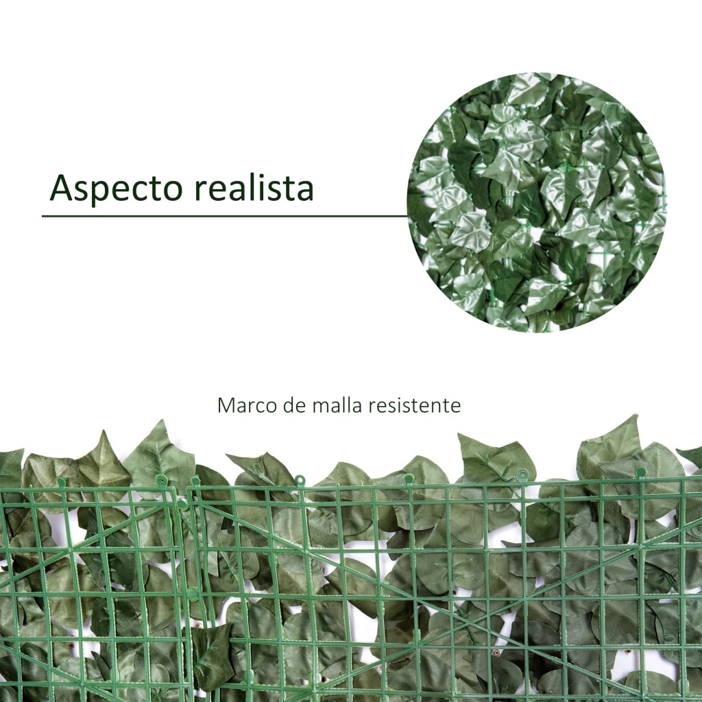 Seto Artificiale per Giardino ¨C Minimal ¨C Verde 3x1,5 m