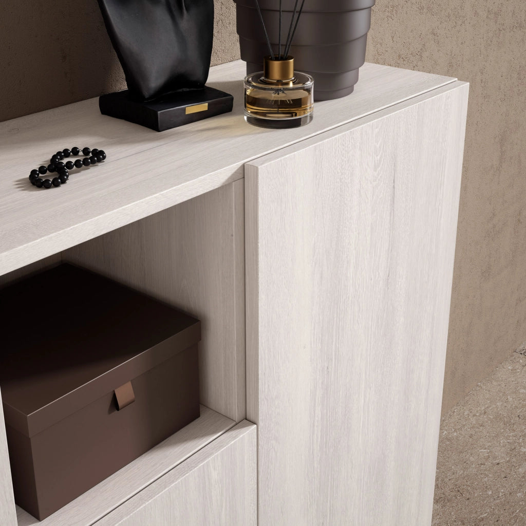 Scarpiera Herdasa effetto bianco 87×90×27?cm