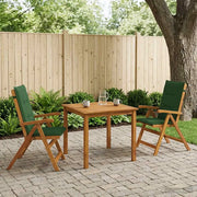 Set da pranzo da giardino 3 pezzi Naturale 3434595