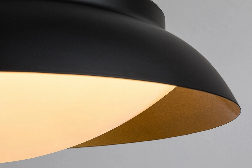 Lampada a sospensione LED 24W Hafsa Rabalux nero oro