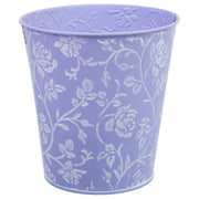 Cubo in metallo viola D14x14,5h cm B10