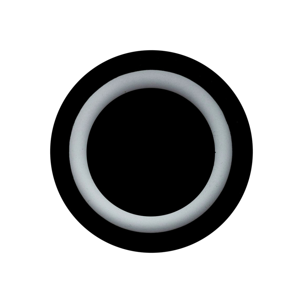 Segnapasso rotondo nero/bianco LED 0,6W 4000K Eko-Light