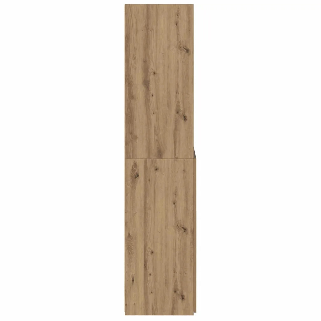 Credenza-Buffet-Armadio da cucina Rovere artigianale 80 x 42,5 x 185 cm
