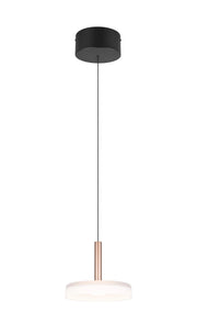 Lampada a sospensione moderna CELESTE Trio vetro bronzo LED