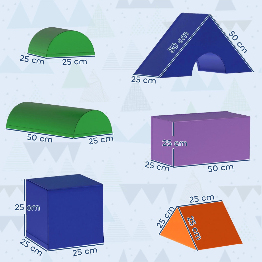 Set Costruzioni Morbide 11 Forme ¨C Xylo ¨C Bambini 1-3 Anni PU EPE Colori Vari