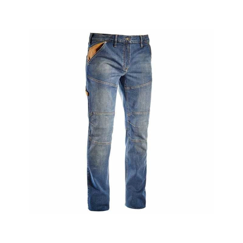 Pantalone Jeans Blu XL Stone Plus Diadora