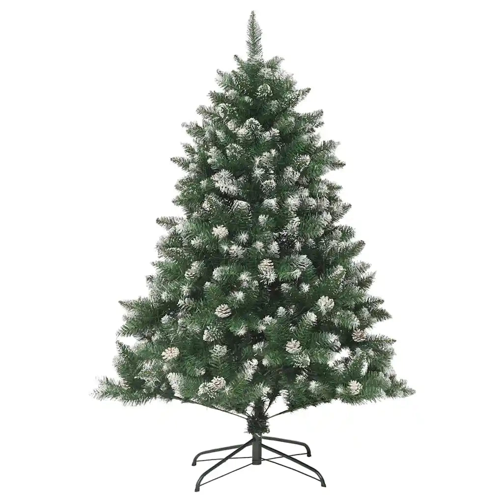 Albero di Natale artificiale con 150 LED Verde 120 cm 3395207