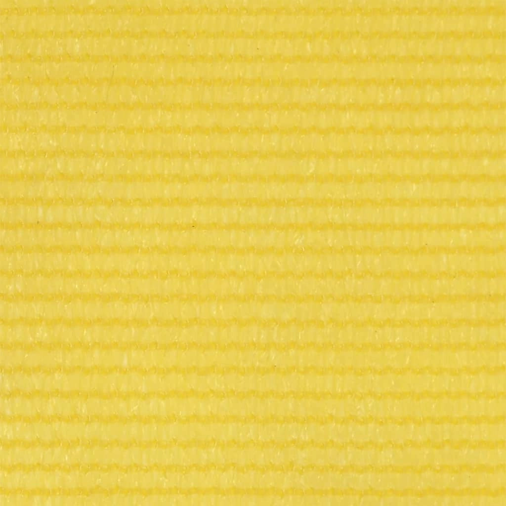 Schermo per balcone schermo per la privacy 90 x 600 cm HDPE giallo 02_0010205