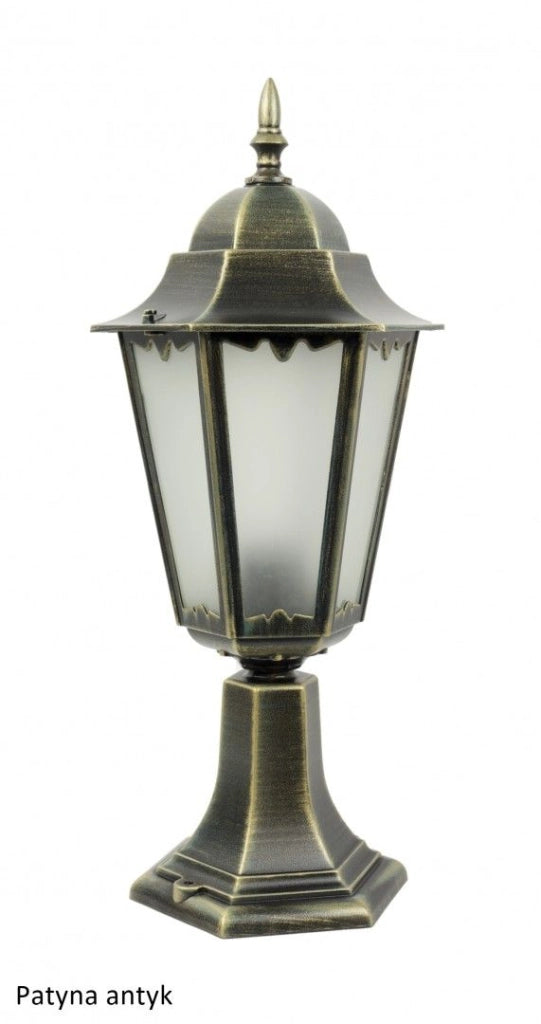 Lampada da giardino a stelo Retro nera 52cm E27 IP43
