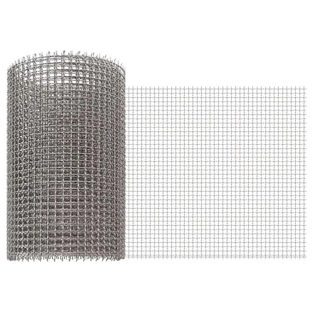 Rete per schermatura 20 x 500 cm 3 Mesh Argento 42039627