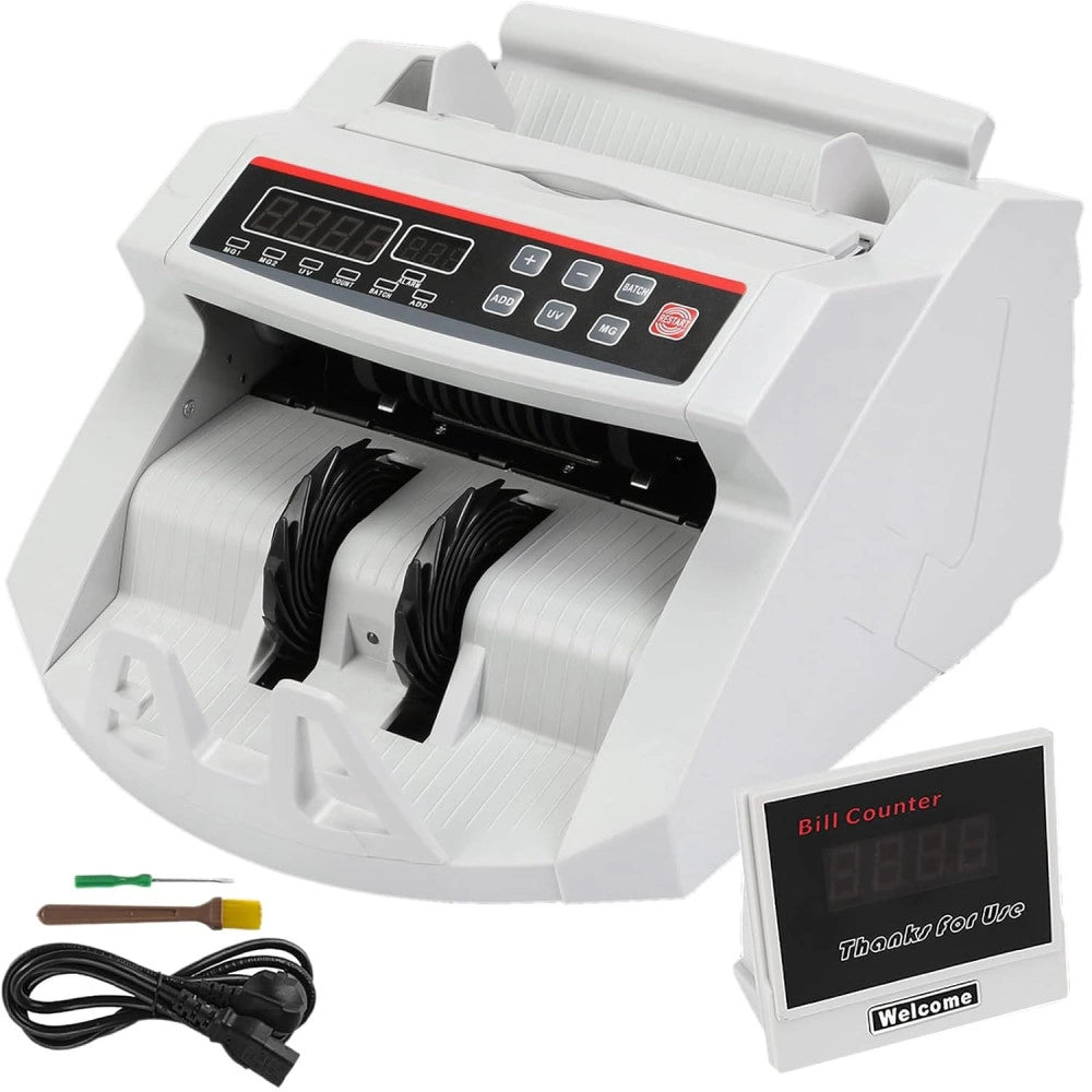 Trade Shop - Macchina Contabanconote E Rilevatore Professionale Verifica Banconote Falsee 999 -