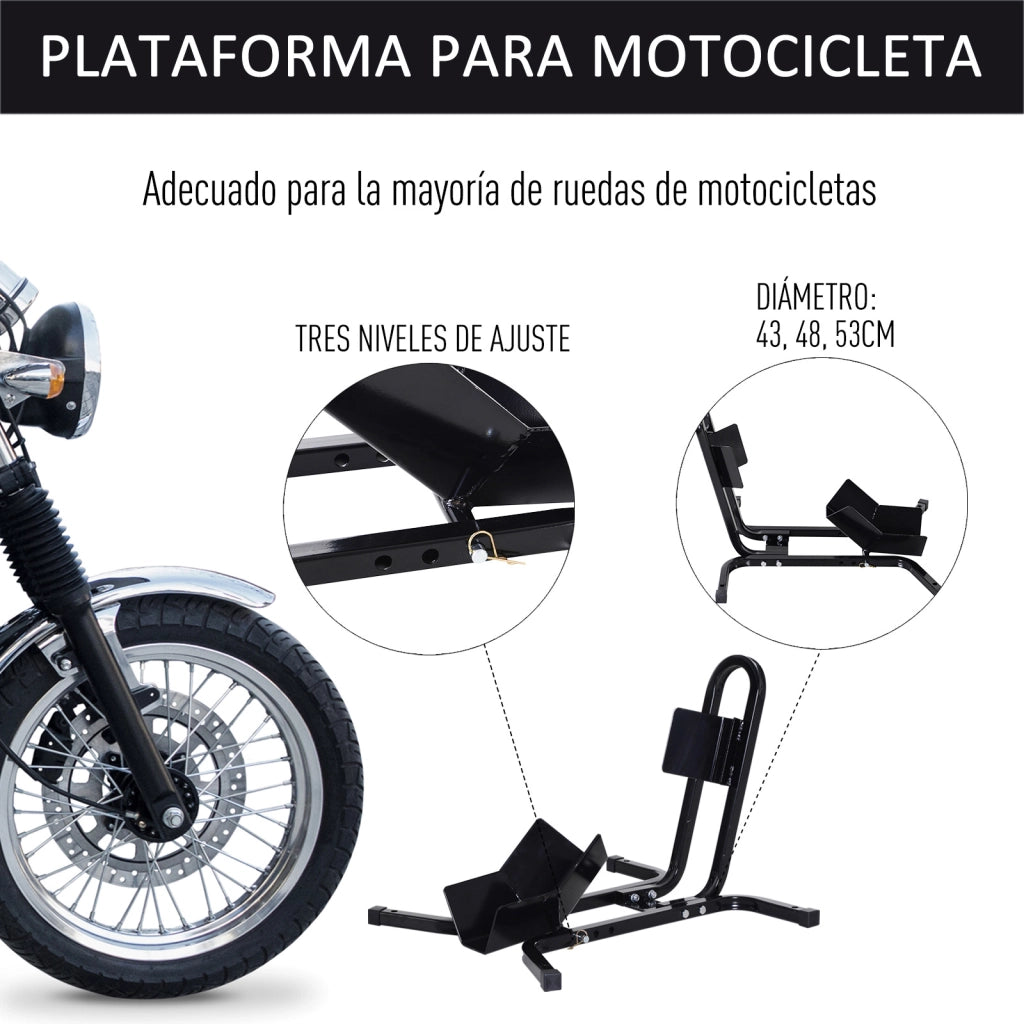 Cavalletto per Moto Anteriore ¨C Minimal ¨C Nero