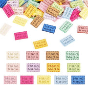 Etichette in Pelle di Suède - Manuali - 65 Pezzi - Per Abbigliamento/Relievo - Accessori DIY - Per Cucire/Tessere