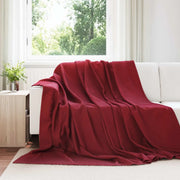 Coperta Rosso Bordeaux 270 x 240 cm Panno 42017032