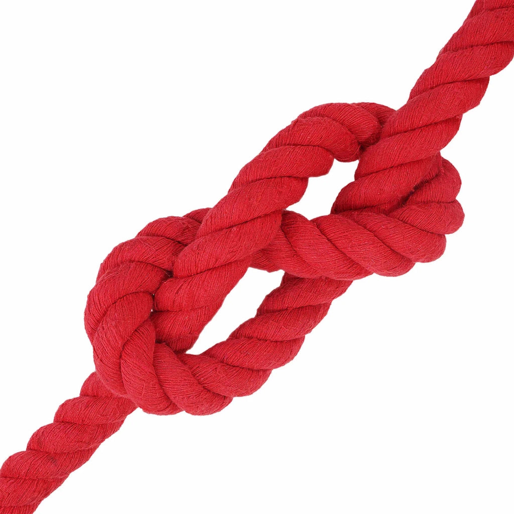 Corda | Fune Rosso 3,6 x 3,6 x 500 cm Cotone