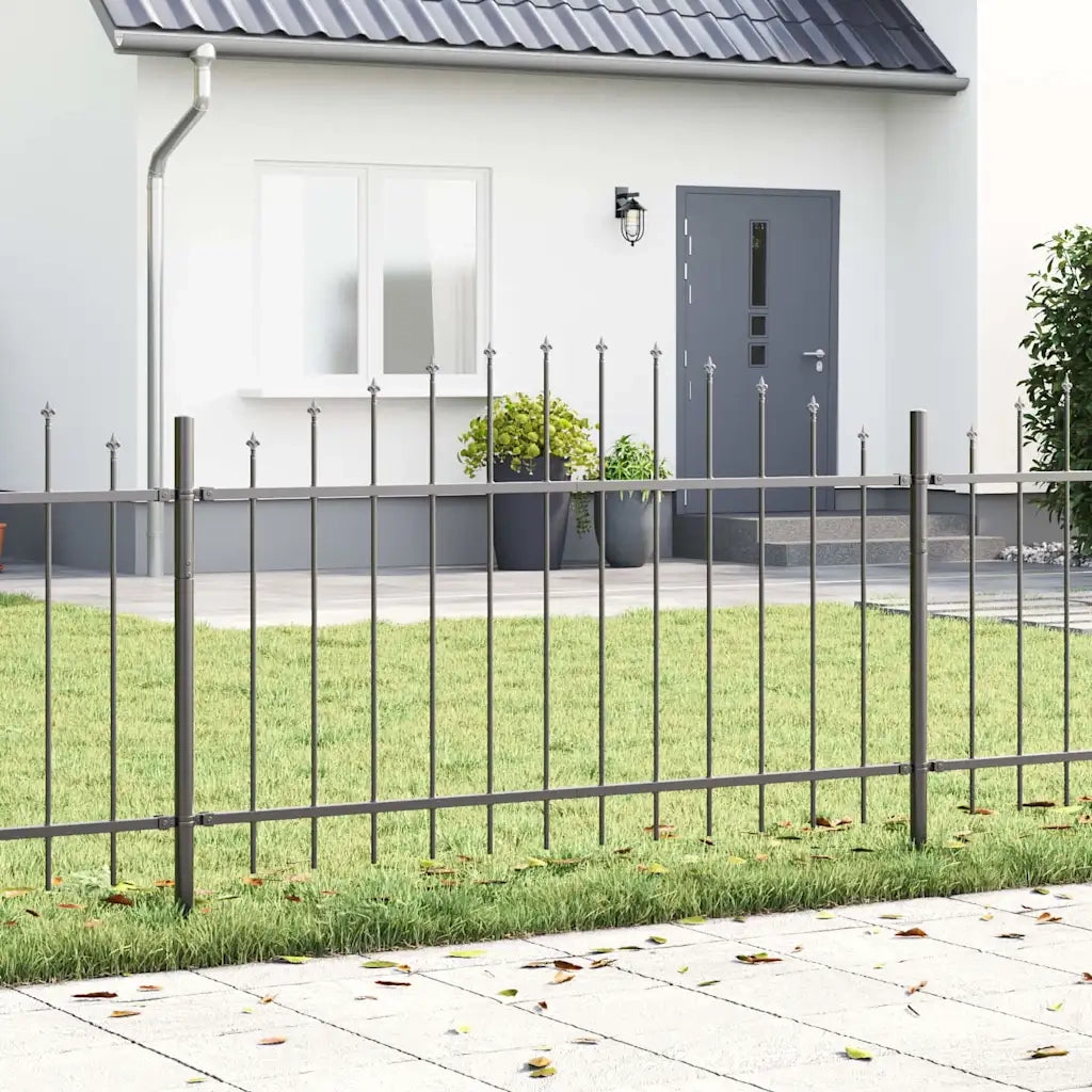 Recinzione per Giardino 6 pcs Grigio 170 x 140 cm