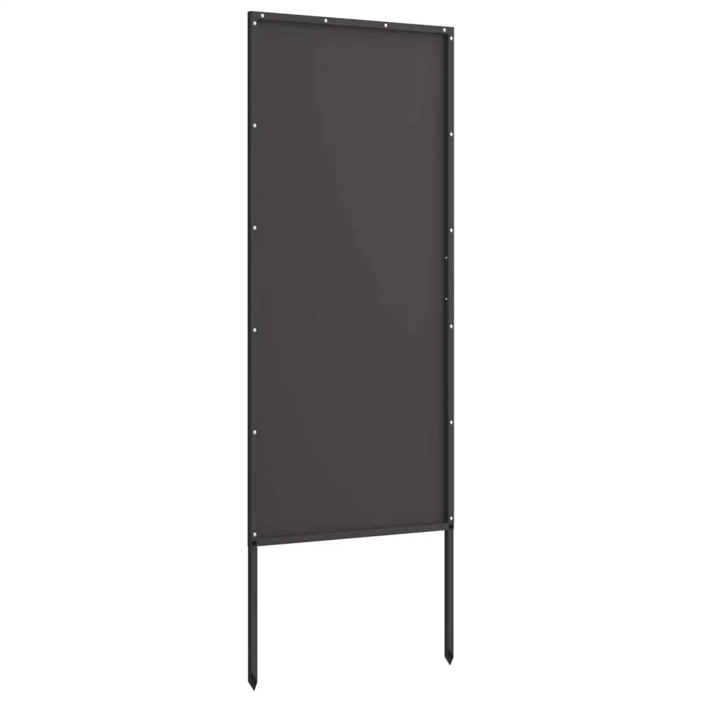 Schermo per privacy in giardino Traforo Nero 50 x 140 cm 876287