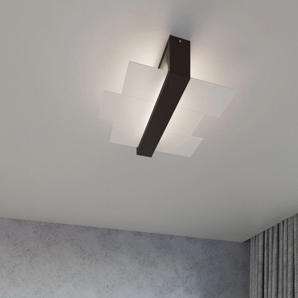 Lampada da parete FENIKS 1 wengé