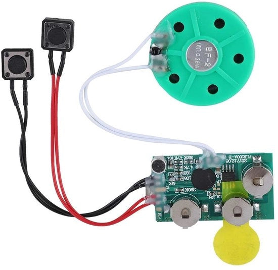 Carta di auguri DIY con modulo audio - Registrazione 4 minuti - Scatola creativa per regali - Musica per cartoline - Adatto per bambini