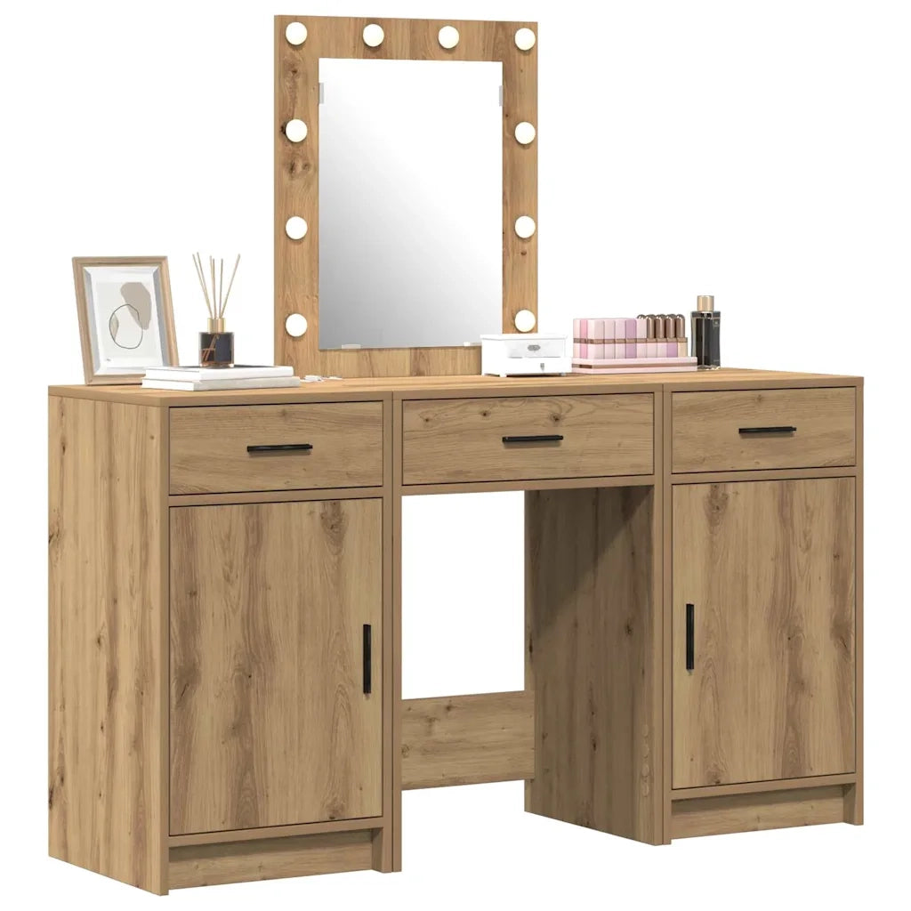 Tavolo da Trucco Marrone 50 x 41 x 135 cm Legno multistrato 3334262