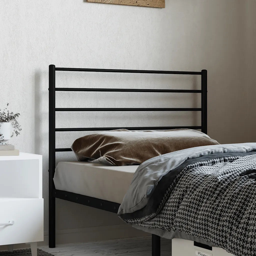 Testiera di Ricambio in Metallo Nero 90 cm 352347