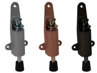 FERMAPORTA A PEDALE- - mm.50x120h. colore bronzo - 12 pezzi