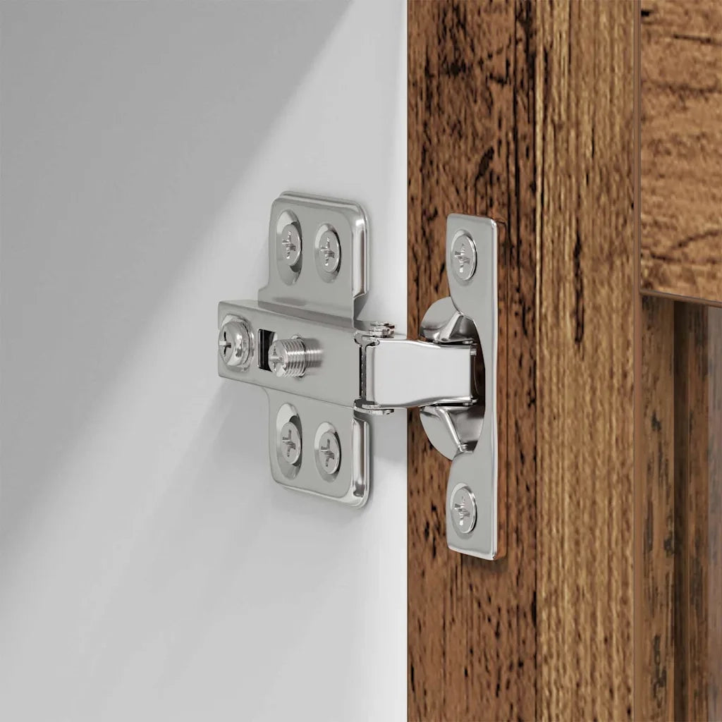 Armadio pensile con porta 2 pcs Legno vecchio 40 x 31 x 40 cm 884207
