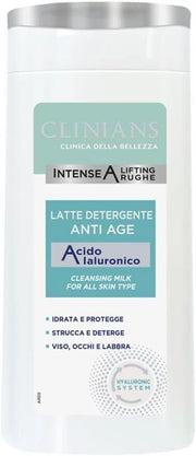 CLINIANS LATTE DETERGENTE 200 ML CON ACIDO IALURONICO ANTIRUGHE