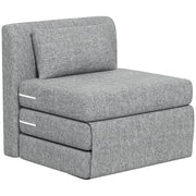 Poltrona a dondolo pieghevole con cuscino ¨C Minimal ¨C Grigio