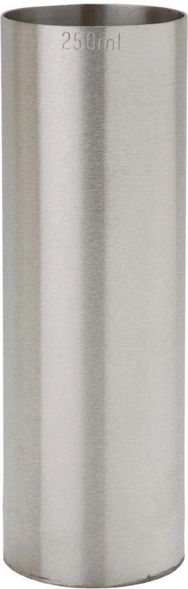 Misuratore per cocktail e bevande, acciaio inossidabile, 250 ml, jigger