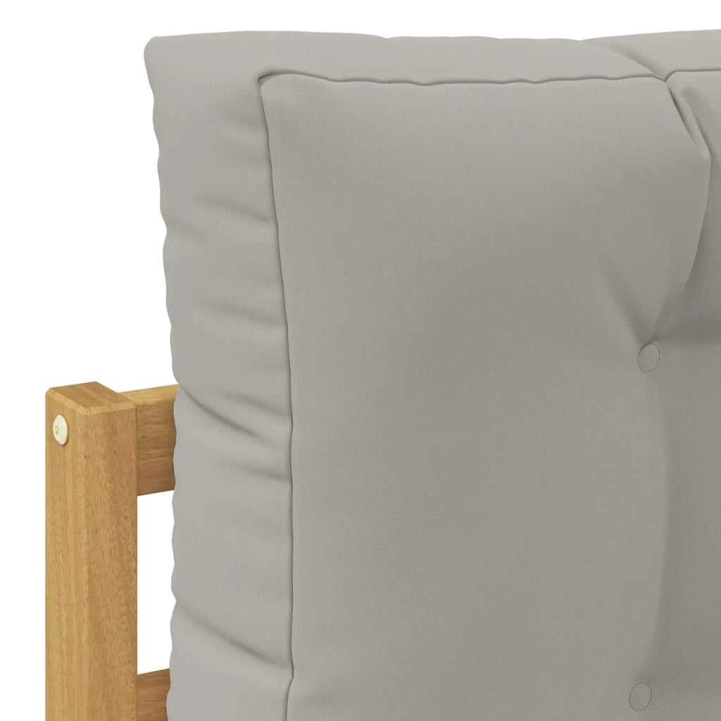 Set di divani da esterno 4 pcs Bianco e Grigio Chiaro 3386510