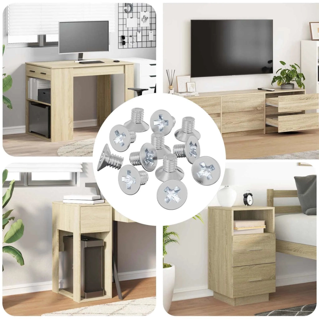 Viti a testa conica 32727 pcs Argento Ferro 864483
