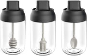 Set di 3 contenitori per conservanti con coperchio e cucchiaio - 250 ml