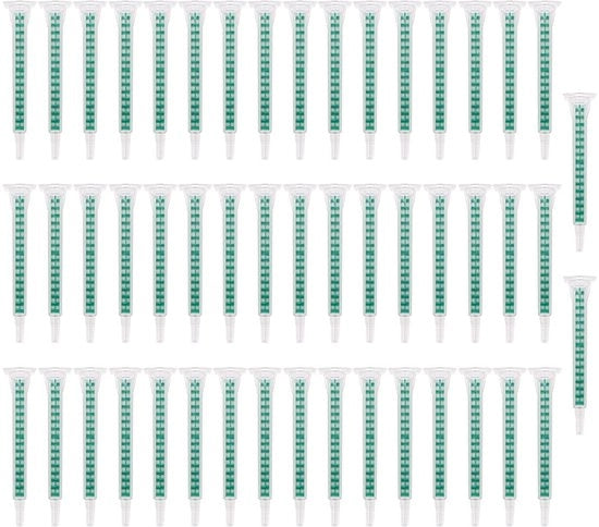 Strumento per l'applicazione del laccio 50 pezzi - Bocchetta per laccio a base di epossido - Applicatore di laccio - Materiale plastico - Duraturo - Pratico e comodo da usare - Bocchetta per miscelazione